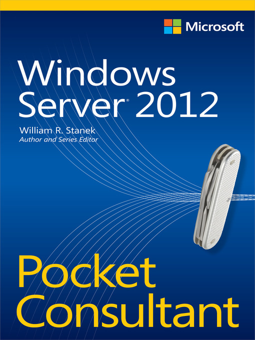 Imagen de portada para Windows Server 2012 Pocket Consultant
